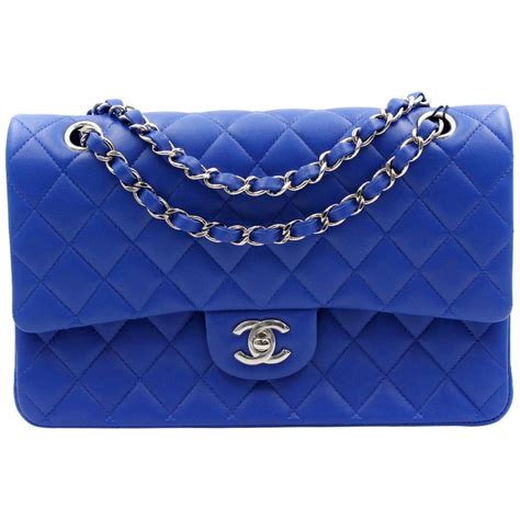 bleu chanel bag|chanel bag blue color.